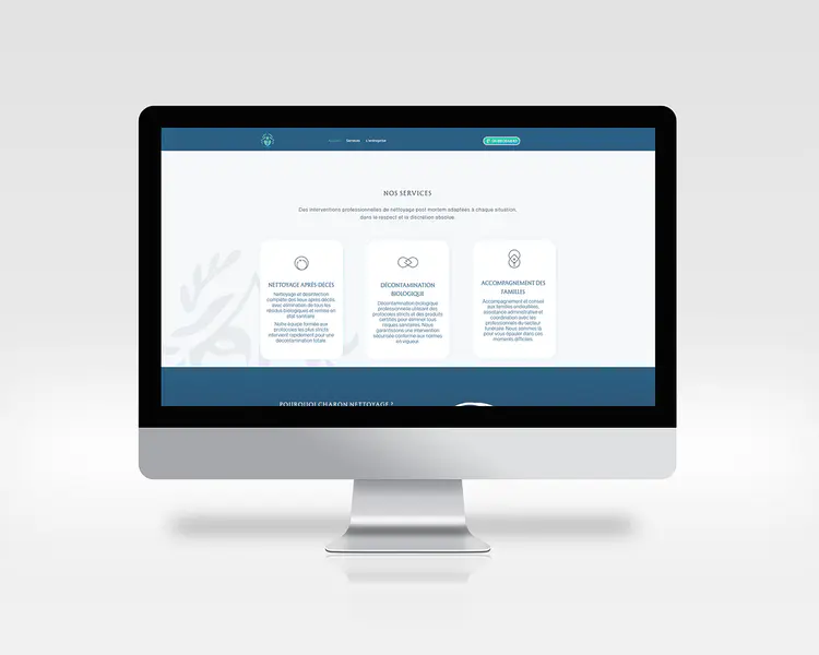 Design et intégration de site web - CHARON